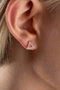 Heliophilia Silver Pendientes de Plata de Ley 925 Oro Rosa y Blanco